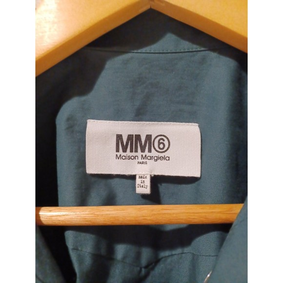 Mango Teal Button-Up Dress - Picture 4 of 11